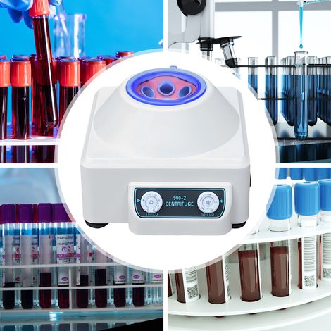 YISSALE-Centrifuge à laboratoire 6 x 20 ml, centrifugeuse de bureau réglable, 4000 tours/min (1/5)