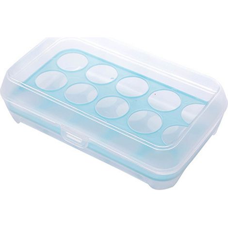 Boîte de Rangement Œufs 15 Cases, Organisateur Portable pour Conservation des Œufs (1/5)