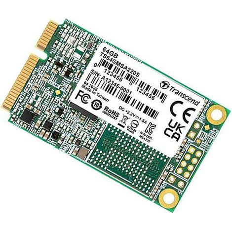 Unidad de estado sólido mSATA Transcend 220S de 64GB