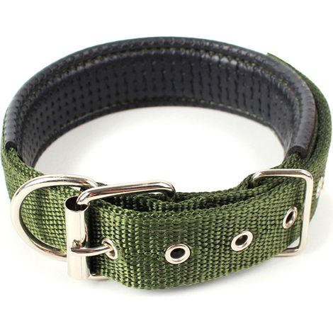 Collier Tactique Pour Chien - Nylon Épais Avec Fermoir Métal Réglable - Pour Dressage Et Plein Air - 1 Pièce (1/5)