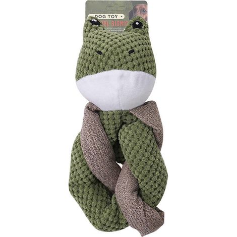 Unzerstörbares Plüsch-Hundespielzeug, robustes Quietschspielzeug für kleine, mittlere und große Hunde  Hasen-, Bären-, Frosch- und Faultier-Designs