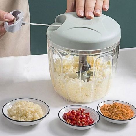 Hachoir Manuel - 900 ml - Pour Légumes - Acier Inoxydable - Cuisine Domestique - 1 Pièce (1/5)