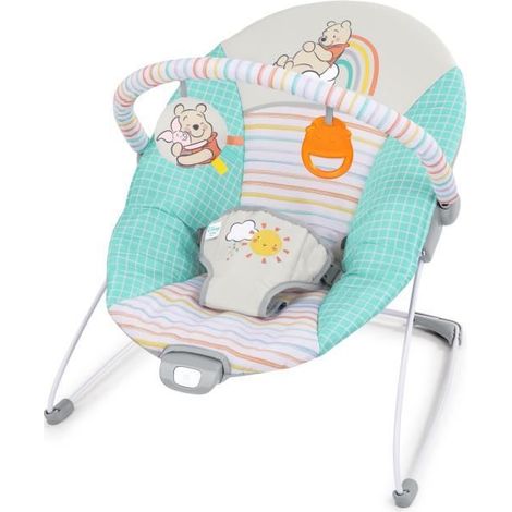 DISNEY BABY - WINNIE-Transat bébé évolutif Arche avec jouets d'éveil amovible - Évolutif de 0 a 6 mois, vibrations apaisantes