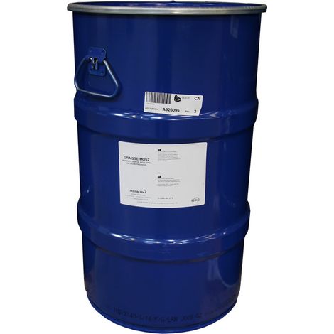 Graisse MoS2 pour charges lourdes – Protection anti-usure extrême – Résistance à l'eau et à la corrosion – Tonnelet 50kg – Goobay