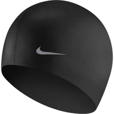 Cappellino Nike OS in silicone pieno, nero e bianco, codice 93060011