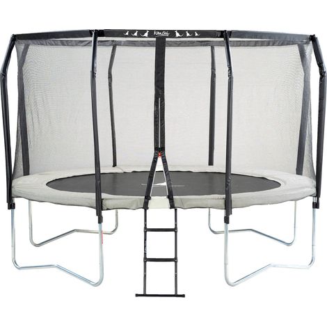 Trampoline KANGUI - FAMILI Ø 360‑365 cm – Enfant – Rebond parfait – Filet intérieur & Échelle – Fabrication européenne – Garantie 5 ans (1/3)