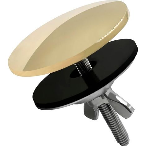 Couvercle de trou de robinet 5cm – Acier inoxydable avec joint en caoutchouc – Étanchéité optimale pour évier – Finition poli chromé (1/5)