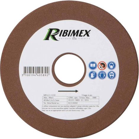 Meule 108x3,2x23 mm - Affûteur de Chaîne Électrique - Précision et Efficacité - D-Work