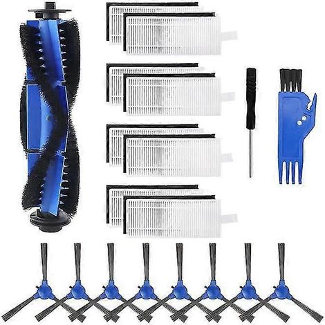 Brosse et filtre Eufy Robovac compatibles avec les aspirateurs robots 11S, 12, 15C, 30 et 30C (accessoire) (1/4)