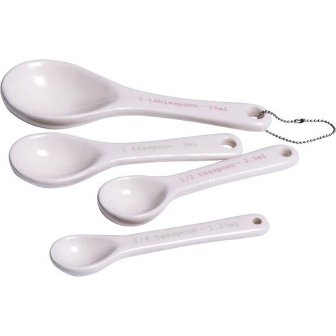 Interiors By Premier Durable Set Of 4 Measuring Spoons, Precised Measuring Spoons For Efficient Baking, Charming Design Spoon