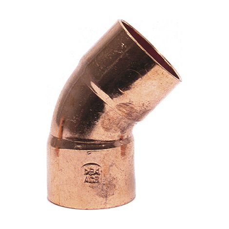 Kupferfitting Alberto-Munoz 5041 lötbar 45 Grad 22 mm (1/2)