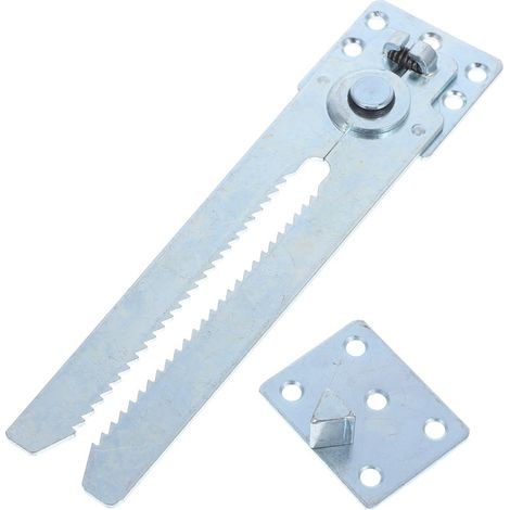 Raccord de canapé - Raccord sectionnel - Connecteur de canapé - Fermeture à pression - Clips de coupe - Connecteur sectionnel - Broche - Accessoire de canapé - Fer argenté (1/5)