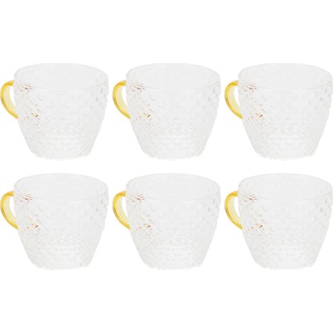 Tasse isotherme en verre résistant à la chaleur avec anse, petite tasse à thé, tasse à eau, service à thé Kung Fu, tasse à thé, tasse de maître, pour usage domestique (1/5)