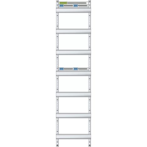 ABN Verteilerfeld 1V 7xGerätetragsch. VR17 (1/2)