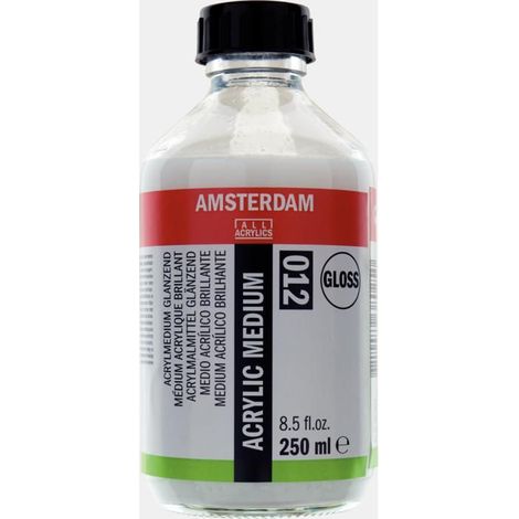 Médium - Peinture acrylique - Brillant - Amsterdam - Flacon 250ml (1/2)
