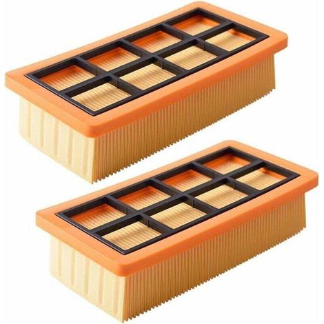 2 Filtre Remplacement pour Aspirateur Kärcher AD 3200, AD 3 Premium et AD 4 Premium (1/4)