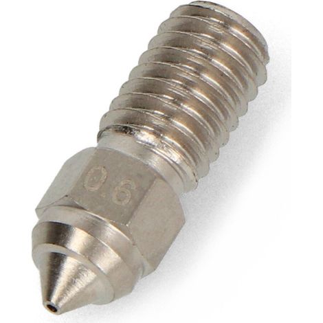 Impresora 3D lego 0.6mm nozzle acero endurecido resistente (1/2)