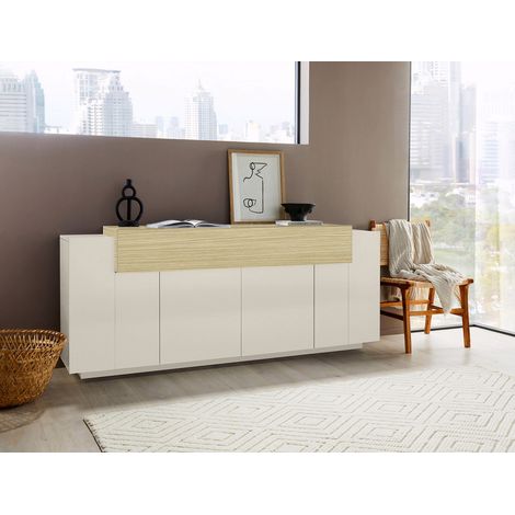 Buffet/bahut moderne 200 cm cachemire/chêne Corso (1/5)