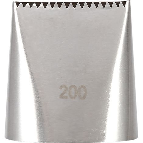 Grandes douilles à pâtisserie, douilles pour glaçage et couche de base pour la décoration de gâteaux, outils de décoration, douilles à glaçage et à pocher (200) (1/5)