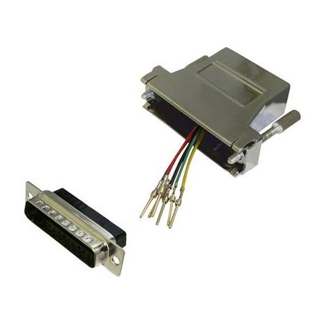 BKL Electronic 10121129 Adattatore Spina SUB-D a 25 poli - Presa RJ12 1 pz. Singolo