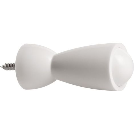 Stopper da parete in nylon bianco W