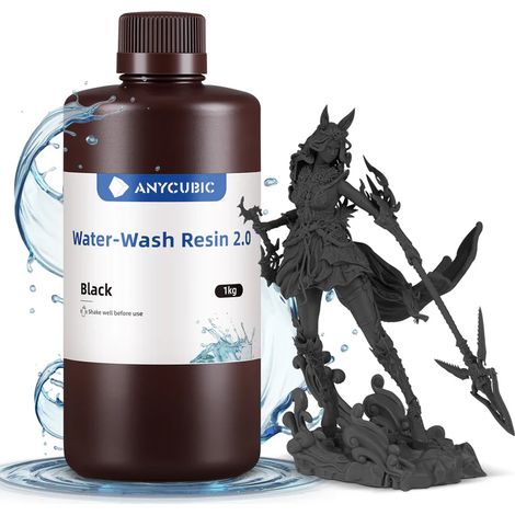 Anycubic Water Washable 2.0 Schwarz 1 kg (1/5)