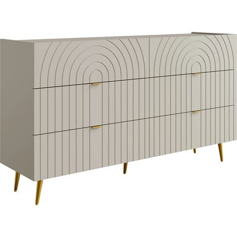 Comò 6 cassetti Beige - NORSIM (1/5)