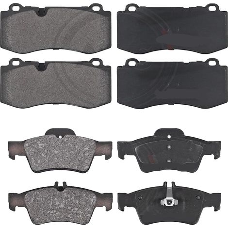 KIT PASTIGLIE FRENO ANTERIORI E POSTERIORI compatibile con MERCEDES-BENZ CLS (C218) / PASTIGLIE FRENANTI AUTO OEM P 50 069,P 50 052 / SOSTITUZIONE DIRETTA / BASSA POLVERE / SILENZIOSO