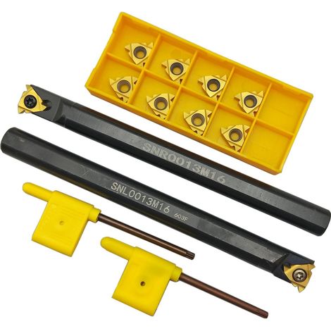 Burin rotatif 1/2" SNR0013M16+SNL0013M16 burin fileté + 16ER 16IR AG60 (1/5)