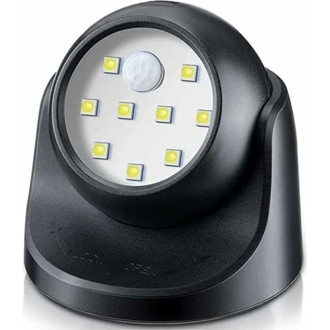 HOXILEELEOSpot LED Extrieur, Spot exterieur avec Detecteur de mouvement, Projecteur LED extrieur Sans Fil, 150 Lumen, Sphre Amovible (1/5)