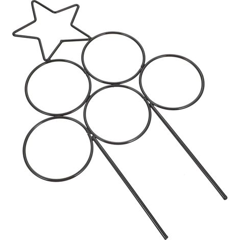 Lot de 2 treillis en fer pour plantes grimpantes (1/5)