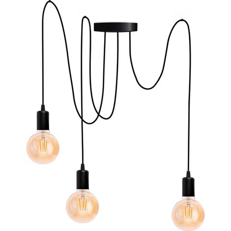 Lampada a sospensione ARANE SPIDER, 3 bracci, per LED, 3x E27 LUMILED