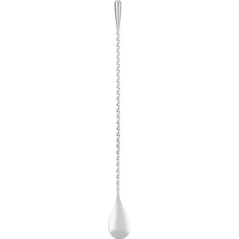 Cuillère De Bar En Acier Inoxydable - Manche Long Pour Cocktails Et Café - Ustensile De Mélange Professionnel - Lot De 1