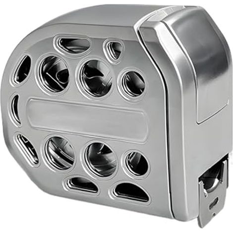YJDOORPLAY Mètre ruban magnétique étanche en acier inoxydable 5 m/7 m Construction en ABS avec autoverrouillage pour des mesures précises intérieures et extérieures (5 m)