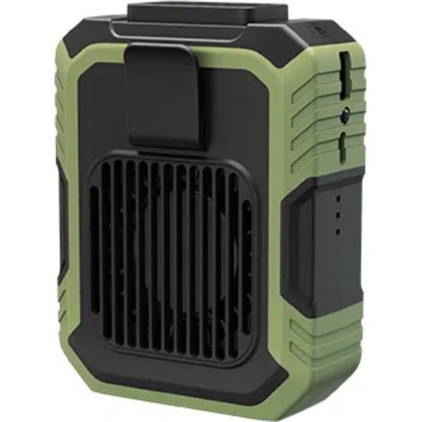 Ventilatore a nastro con potente flusso d'aria,funzione di raffreddamento,ideale per l'edilizia,il giardinaggio e il campeggio. Verde (1/5)