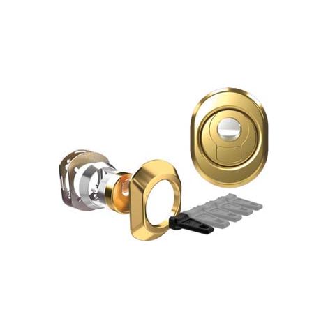 DEFENDER MAGN. BKL M3 OTT. LUC. CON VASCHETTA IN ACC. FILETTATA REGOL.- - mm.50x28h. interasse mm.38 (BKL/M3/19/28/ZR) - 1 pezzi CIPIERRE
