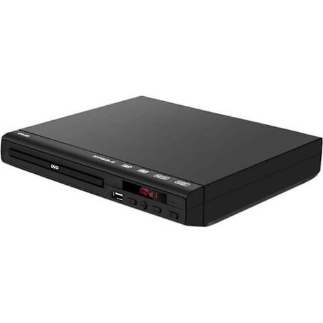 Lecteur DVD 2025 pour TV, lecteur DVD/CD multizone avec sortie AV, PAL/NTSC intégré, entrée USB, télécommande