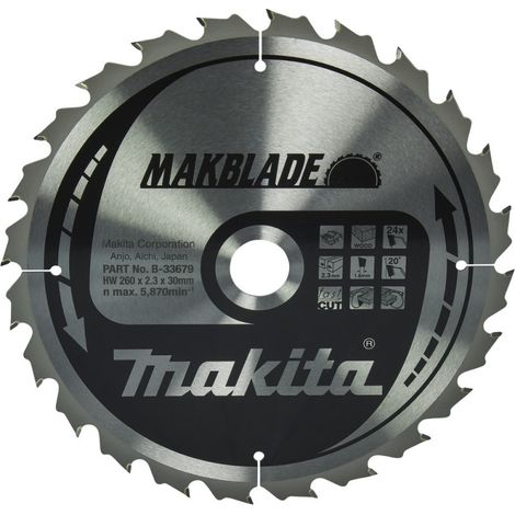 Makita Sägeblatt SPECIALIZED 260x30x24Z