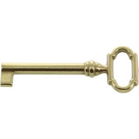 25 x CHIAVE P/MOBILI 33727 27X69 MM OTTONE LUCIDO