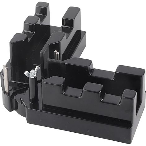 2 in 1 Miter Measuring Tool Precision Cutting Box with Bissector Miter Angle Cutting Tool for Measuring Solid Angles from 85° to 180° (1/5)