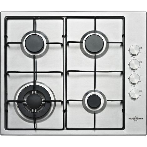 Piano cottura vitrokitchen en640lin gas 4 fuochi 58 cm (1/2)