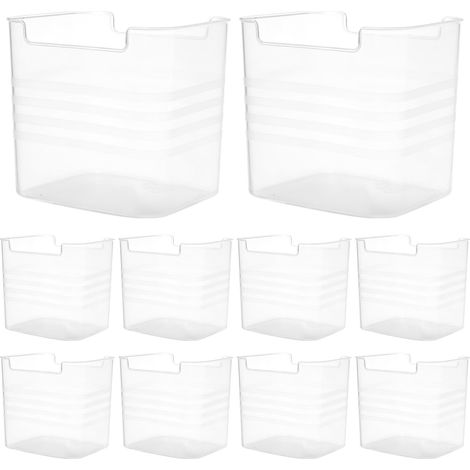 10Pcs Organiseur Refrigerateur Boîte de Rangement for Réfrigérateur (1/4)