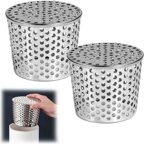 2 Pièces Crapaudine De Gouttière Acier Inoxydable Argenté Protege Gouttiere 110-90 mm, XU,Adaptées Aux Tuyaux De Descente Et Aux Gouttières Gardez Votre Cour Propre Et Bien Rangée - KZQ (1/4)