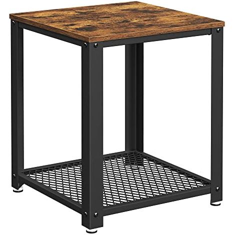 Table d'appoint avec étagère mezzanine (1/5)