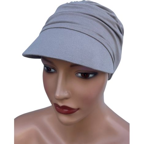 Conjunto de tocado para mujer Basia 141: turbante + diadema con visera, producto polaco. (1/5)