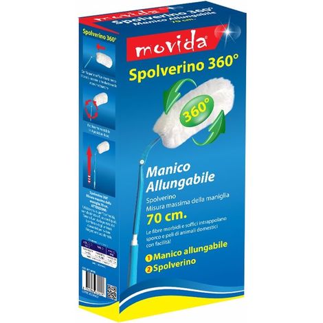 Piumino Catturapolvere con Manico Allungabile 70 cm