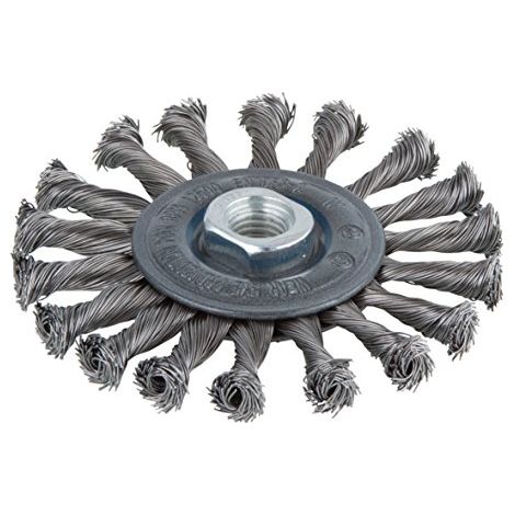 wolfcraft Spazzola a disco con filo d'acciaio intrecciata, 2149000 (1/3)