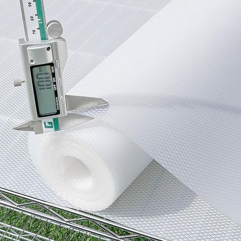 30 x 500 cm Thick Drawer Mat for Kitchen Shelves with Protective Liner EVA Oil Resistant Non-Slip Plastic (Clear Diamond) (1/4)