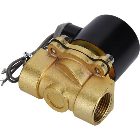 Électrovanne laiton 2W-200-20 2/2 voies NC commande directe G3/4 air eau huile pour équipement automatisé ingénierie mécanique (1/5)