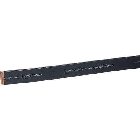 Barre cuivre souple section 50x10mm 1250A ou 1000A admissibles longueur 2m LEGRAND 037458